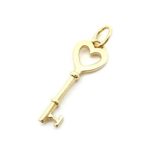 Tiffany Heart Key Pendant